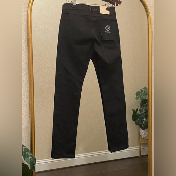 AMENDI KAROLINA SKINNY JEANS FOREVER BLACK SIZE 29 - Picture 8 of 11